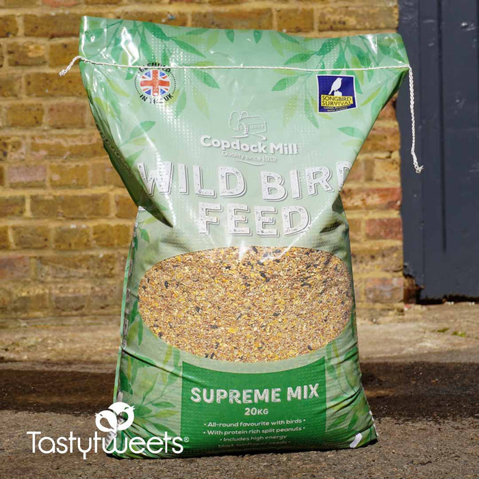20kg Wild Bird Feed Supreme Mix By Copdock Mill